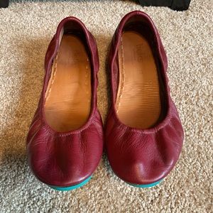 Tieks Burgendy Size 10